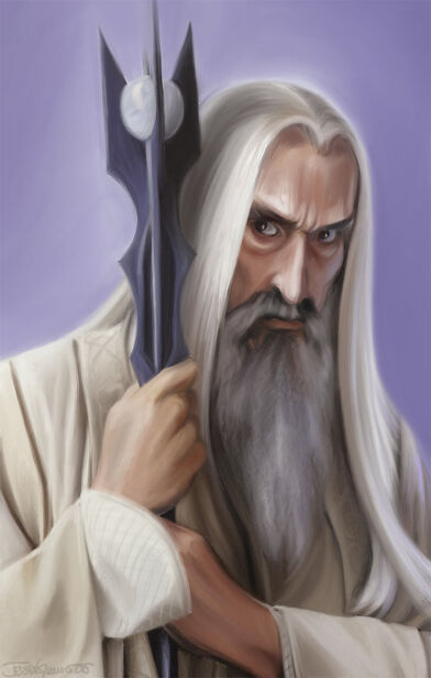 Old Saruman the White by Luftwaffles