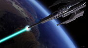 Ion cannon firing