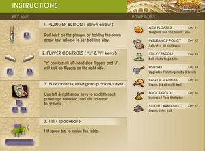 Gaia Pinball instructions