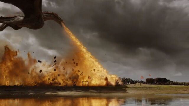 Datei:704 Drogon verbrennt die Kriegsbeute.jpg