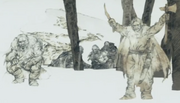 Cave people animated