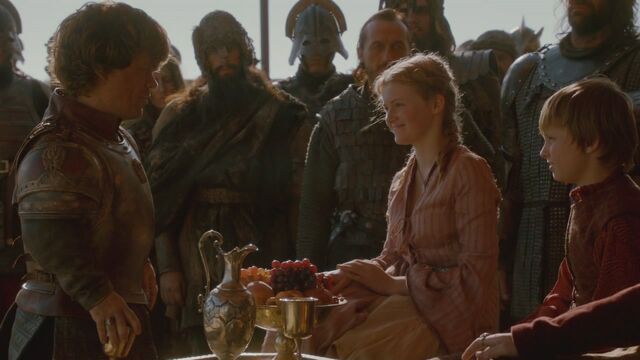 File:Tyrion greets Myrcella and Tommen The North Remembers.jpg