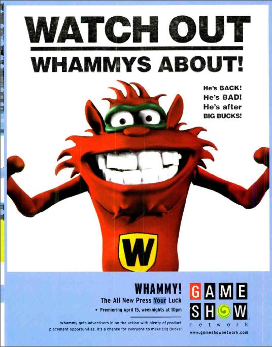 Game Show With Double Whammy Game