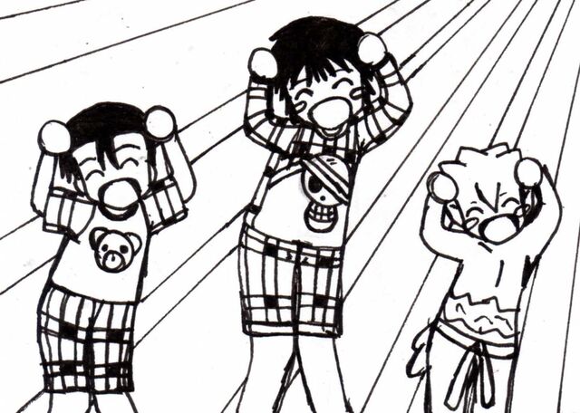 Archivo:Elías, Guizmo y Momo Caramel Dansen.jpg