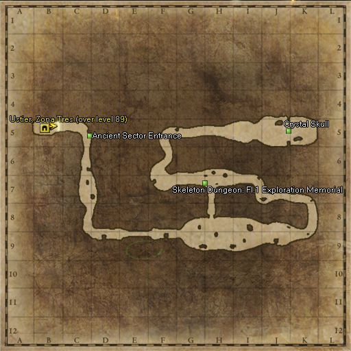 ZoneMap - Skeleton Dungeon Fl1