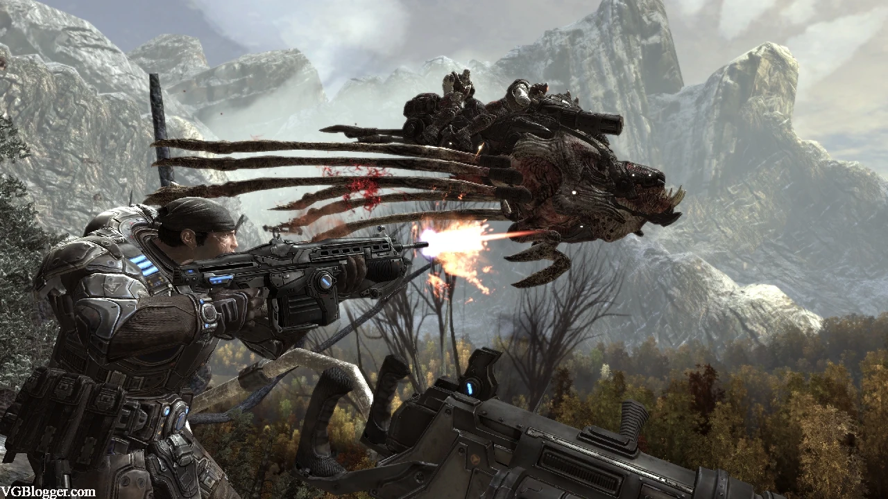 Image Gow2reaverattacking.jpg Gears of War FANDOM powered by Wikia