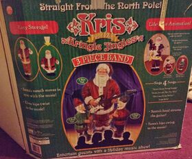 RARE Gemmy Kris and the Kringle Jingle Three-Piece Band 2