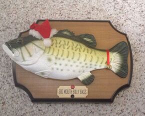 Vintage 1999 Christmas Big Mouth Billy Bass Animated Gemmy