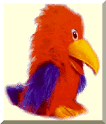 Polly the repeat parrot puppet
