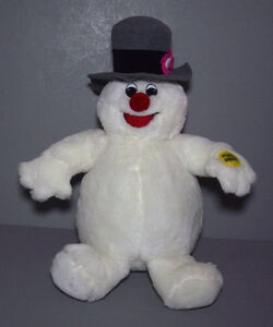 GEMMY PLUSH FROSTY SINGING ''FROSTY THE SNOWMAN'' MINT ANIMATED MUSICAL 4