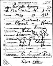 Feliks Szczesny Draft Reg