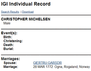 Micelesen-Christopher 1772