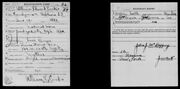 Sergeant William Edward Ensko (1889-1918) in the WWI draft