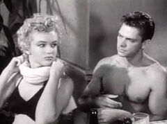 Marilyn Monroe and Keith Andes in Clash by Night trailer