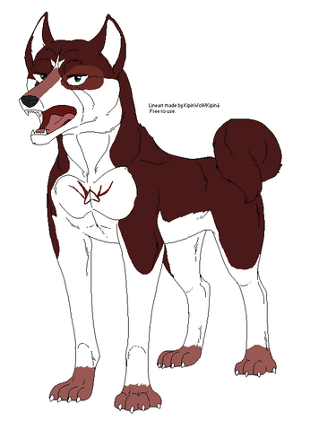 File:Ginga lineart by kipinwolf-d4dopqb.png