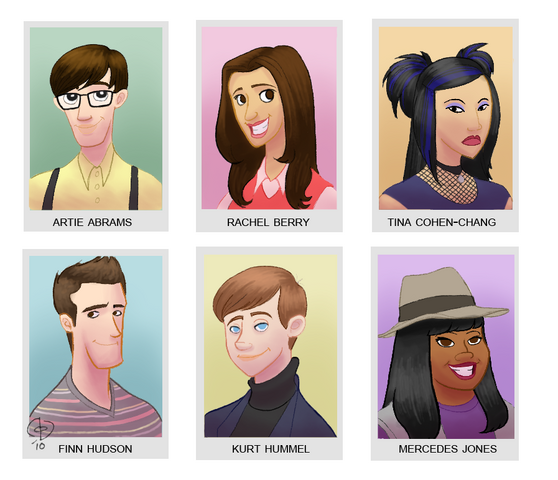 File:Glee Kids Yearbook by dawningsun.png