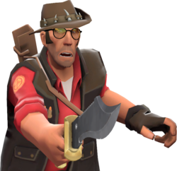 Sniper mit Trophäenband