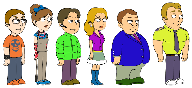 Image - Dream Comedy World Main Characters.png | GoAnimate V2 Wiki ...