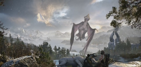 Dragon volando sobre los bosques.png
