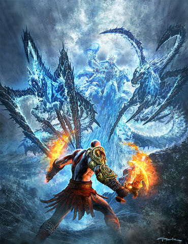 Archivo:Kratos vs Poseidón e Hipocampos.jpg