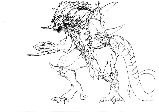 File:Concept Art - Godzilla 2000 Millennium - Orga 67.png
