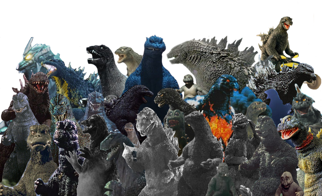 File:Godzilla's many faces.png