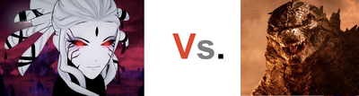 Raptor (Godzilla) agains Salem the true battle begins