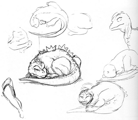 File:Concept Art - Godzilla vs. MechaGodzilla 2 - Baby Godzilla 5.png