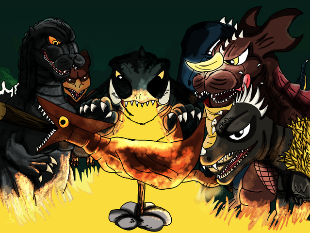 File:Kaiju roast completed happy bday kaijusamurai by asuma17-d6wqm4c.png