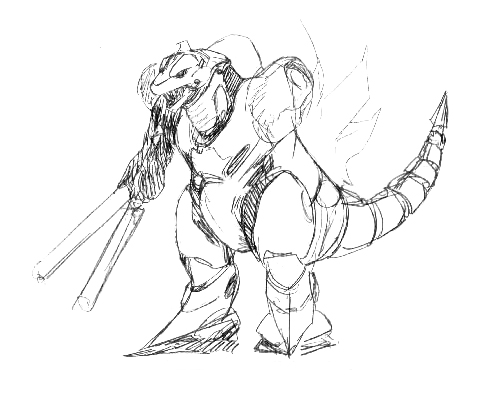 Image - Concept Art - Godzilla Against MechaGodzilla - Kiryu 27.png
