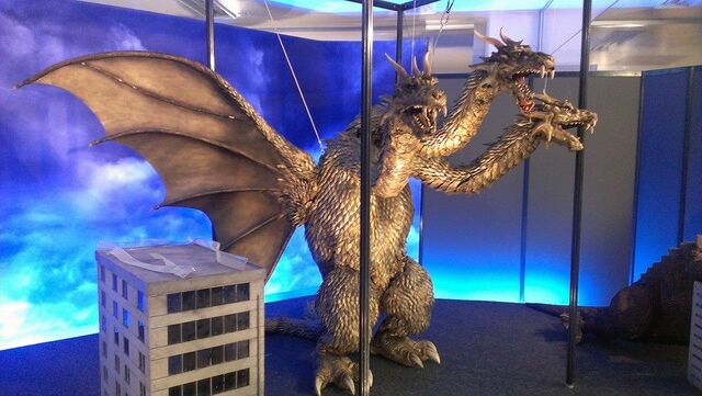 File:Great Godzilla 60 Years Special Effects Exhibition photo by Joseph Rouleau - SokogekiGhido 2.jpg