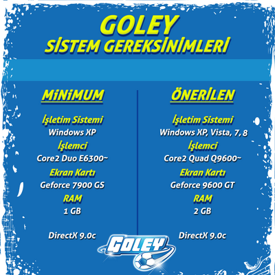 Sistem gereksinimleri