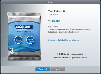 3'lü tam paket