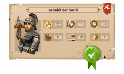 Arbalétrier lourd
