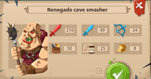 Renegade cave smasher