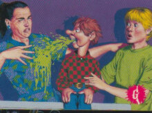 Mr. Wood vomits slimes