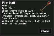 Fire-staff