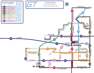 Donsley GRT Map