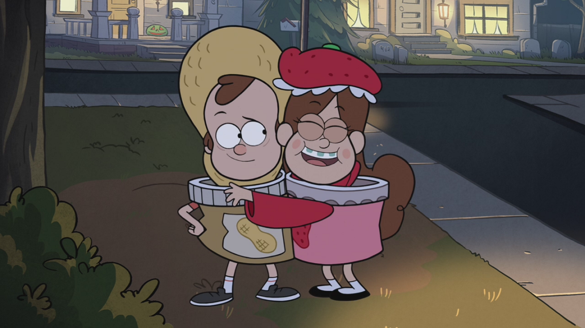 Image - S1e12 Dipper Mabel hug.png  Gravity Falls Wiki 