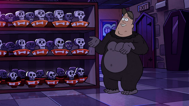 File:S1e12 Soos in Gorilla suit.png