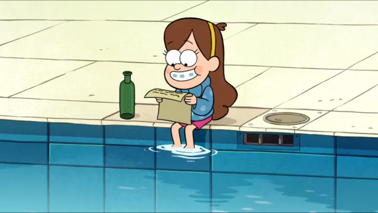 Image S1e15 Mabel Reading Letters Png Gravity Falls
