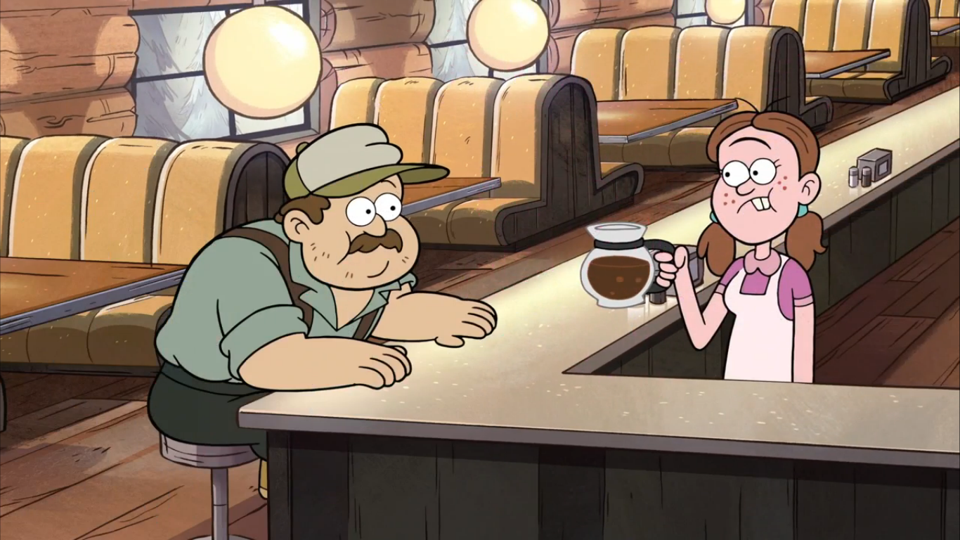 Greasy's Diner waitress | Gravity Falls Wiki | FANDOM powered by Wikia