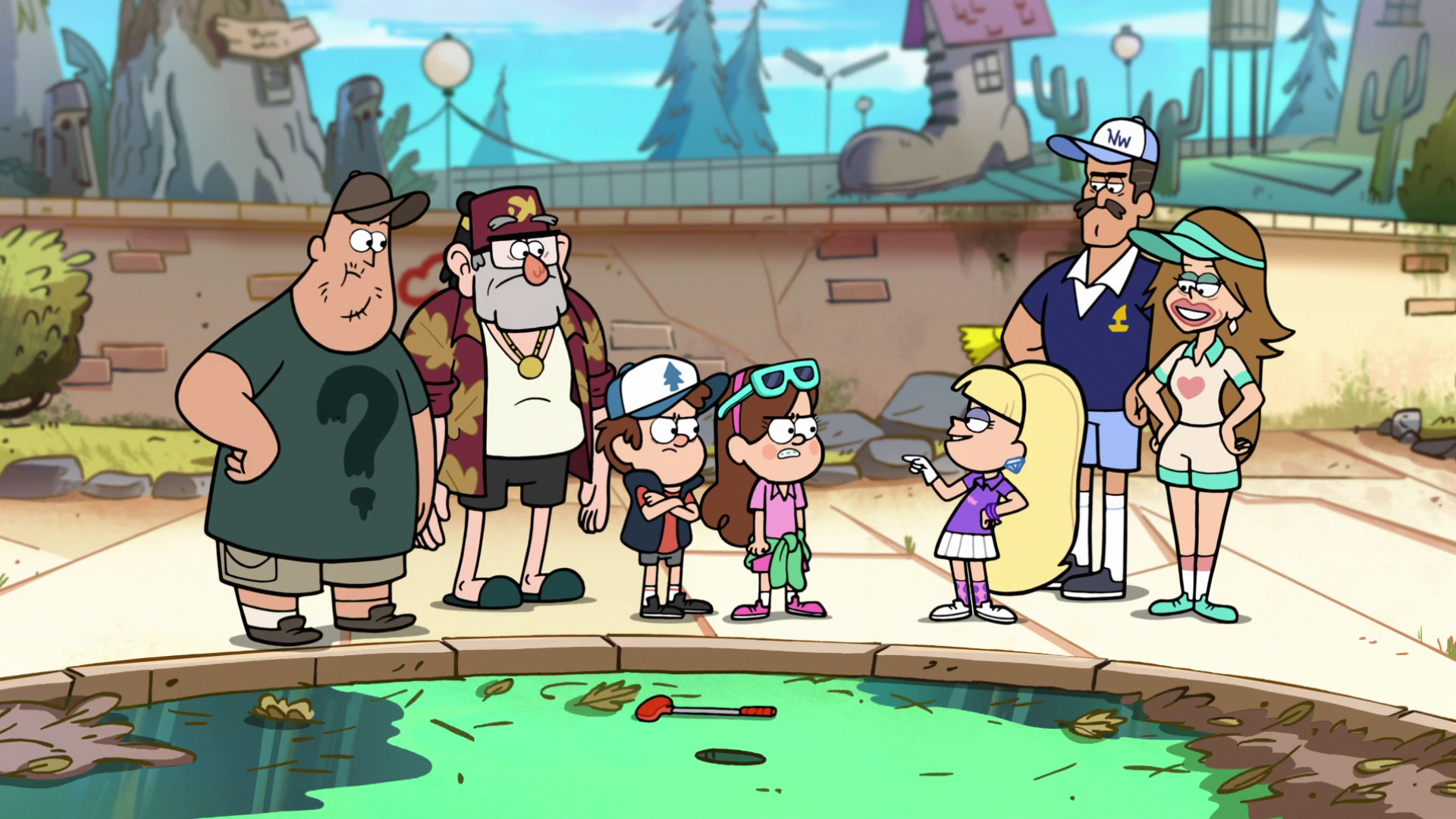 Image S2e3 Pines and Northwest families.png Gravity Falls Wiki FANDOM powered by Wikia