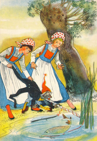 Datei:Schneeweisschen und Rosenrot Karl Fischer 1.jpg