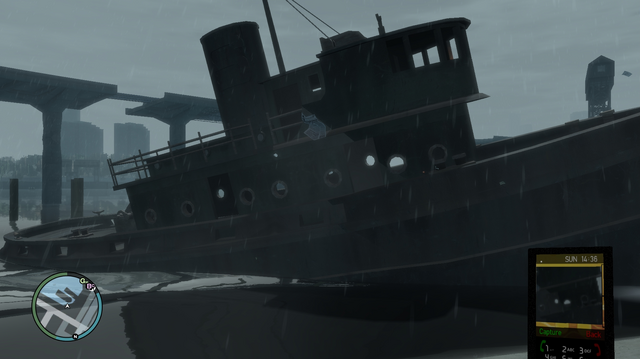 File:Wreck Fishing Boat GTAIV From the shore.png