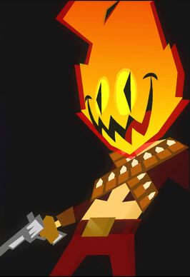 Flame Face profile