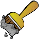 Stone paintbrush