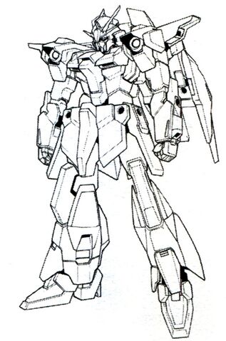 File:Lightning Gundam BW front lineart.jpg