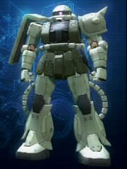Zaku II Close Up