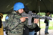 Soldier with modern K1A